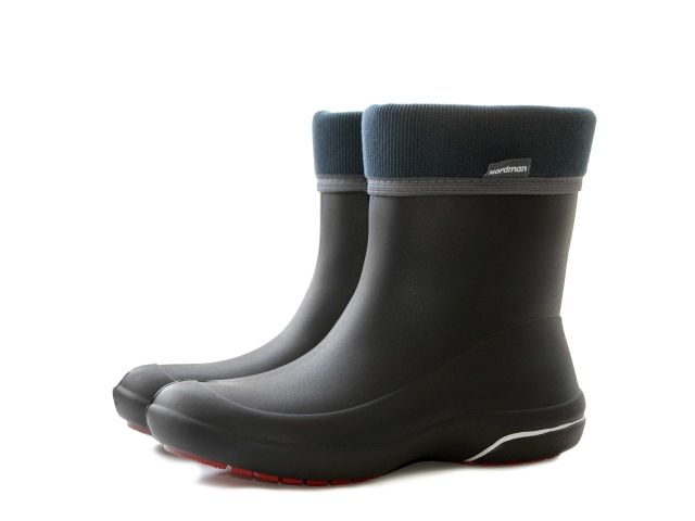 Полусапоги ЭВА женские утеплен., черн/красн, р.38/39 Kleo, с подошвой ТЭП NORDMAN 6-028-D01