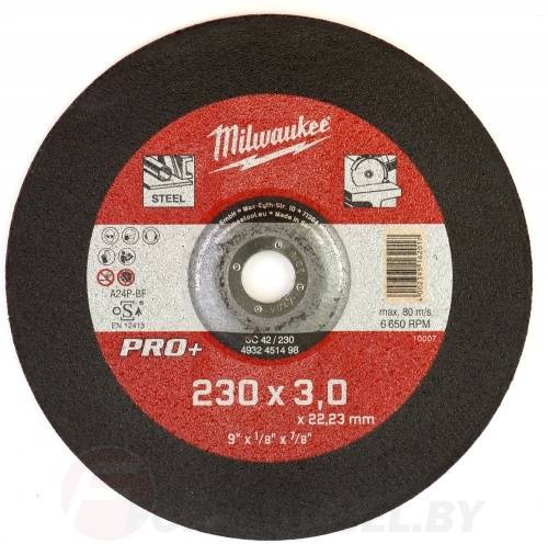Диск отрезной по металлу 230/3 мм. SC 42/230 Milwaukee 4932451498