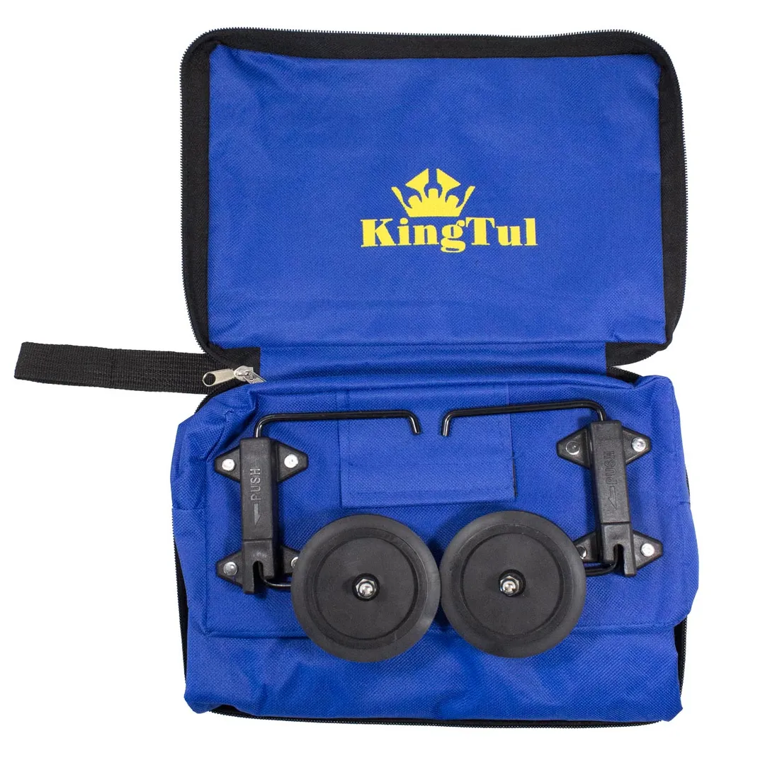 Сумка хозяйственная на 2 колесах с ручками и боковым карманом, 140х265х450 мм KINGTUL KT-FN209