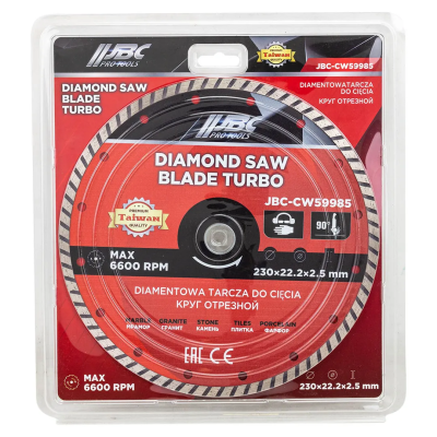 Круг отрезной 230х22,2х2,5 мм JBC JBC-CW59985