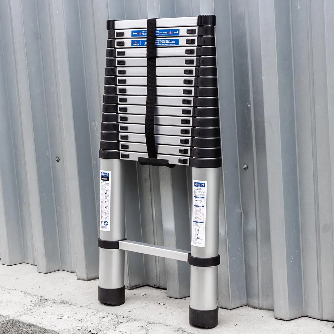 Лестница телескопическая алюм. бытовая 4.7 м 16 ступ. Scheppach Sch-UP470