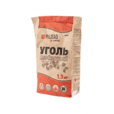 Уголь берёзовый, 1,3 кг Россия Camping Palisad 69660