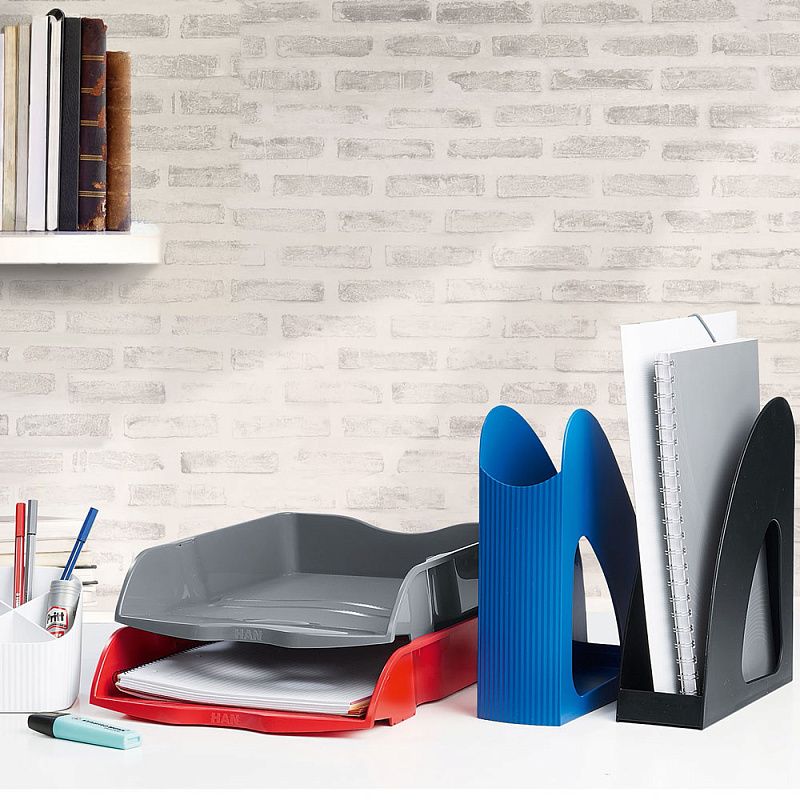 Модуль для бумаги вертикальный Han "Re-Loop", желтый