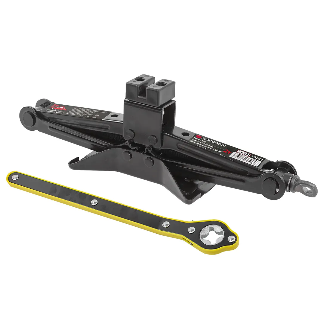 Домкрат механический "ромб" 2 т. Forsage F-10202