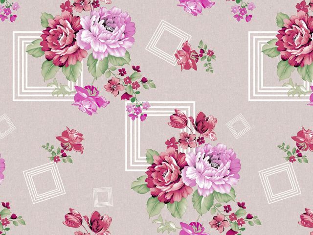 Клеенка столовая, нетканая основа с ПВХ покр. "DECO", 1 м.пог., (продажа кратно 20 м!) PERFECTO LINEA 11-165191