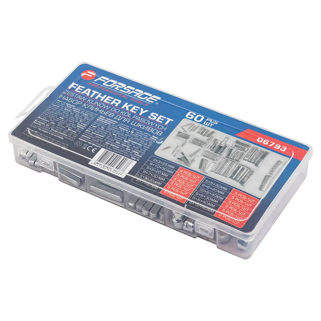 Набор клиньев для шкивов 60 шт Forsage F-06793