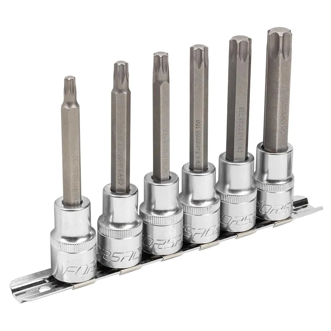 Набор головок-бит Torx 1/2'' 6 пр. Forsage F-40913L