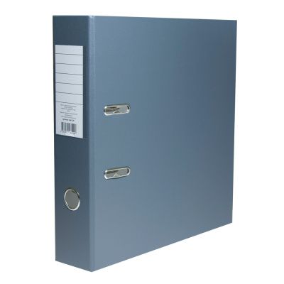 Папка-регистратор "OfficeStyle", А4, 50 мм, ПВХ Эко, серый