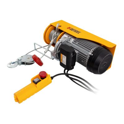 Тельфер электрический TF-1200,1.2 т., 1800 Вт, высота 12 м, 8 м/мин Denzel 52018