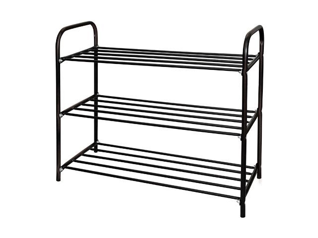 Этажерка для обуви Ника комфорт 3-х секционная, 590х330х790 мм, медный антик NIKA ЭТК3/А