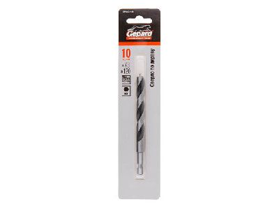Сверло по дереву 10х73х120, шестигранный хвостовик., Impact Gepard GP0422-10