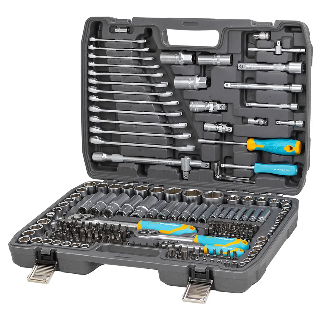 Набор инструментов 216 пр. 1/4",3/8"&1/2" 6-гр. ILOforce IF-38841