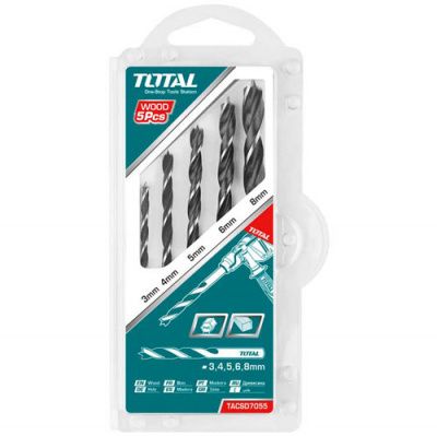 Набор сверл по дереву TOTAL TACSD7055 (5шт)