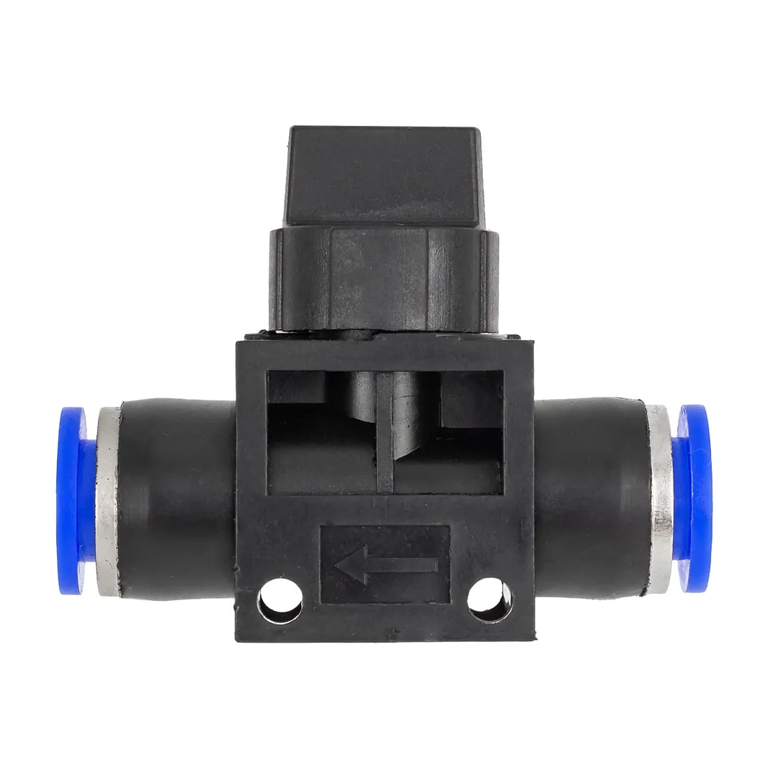 Фитинг для пластиковых трубок с краном 8x8 мм Forsage F-SHVFF08-08