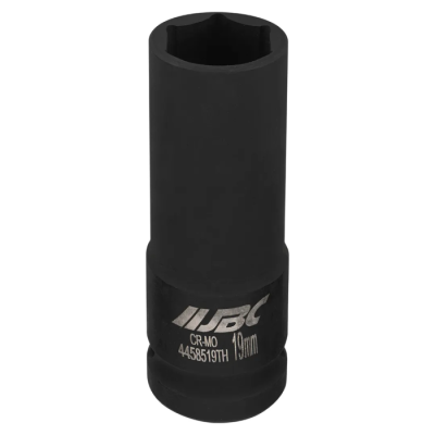 Головка ударная глубокая тонкостенная 19 мм 6-гр 1/2'' JBC JBC-4458519TH