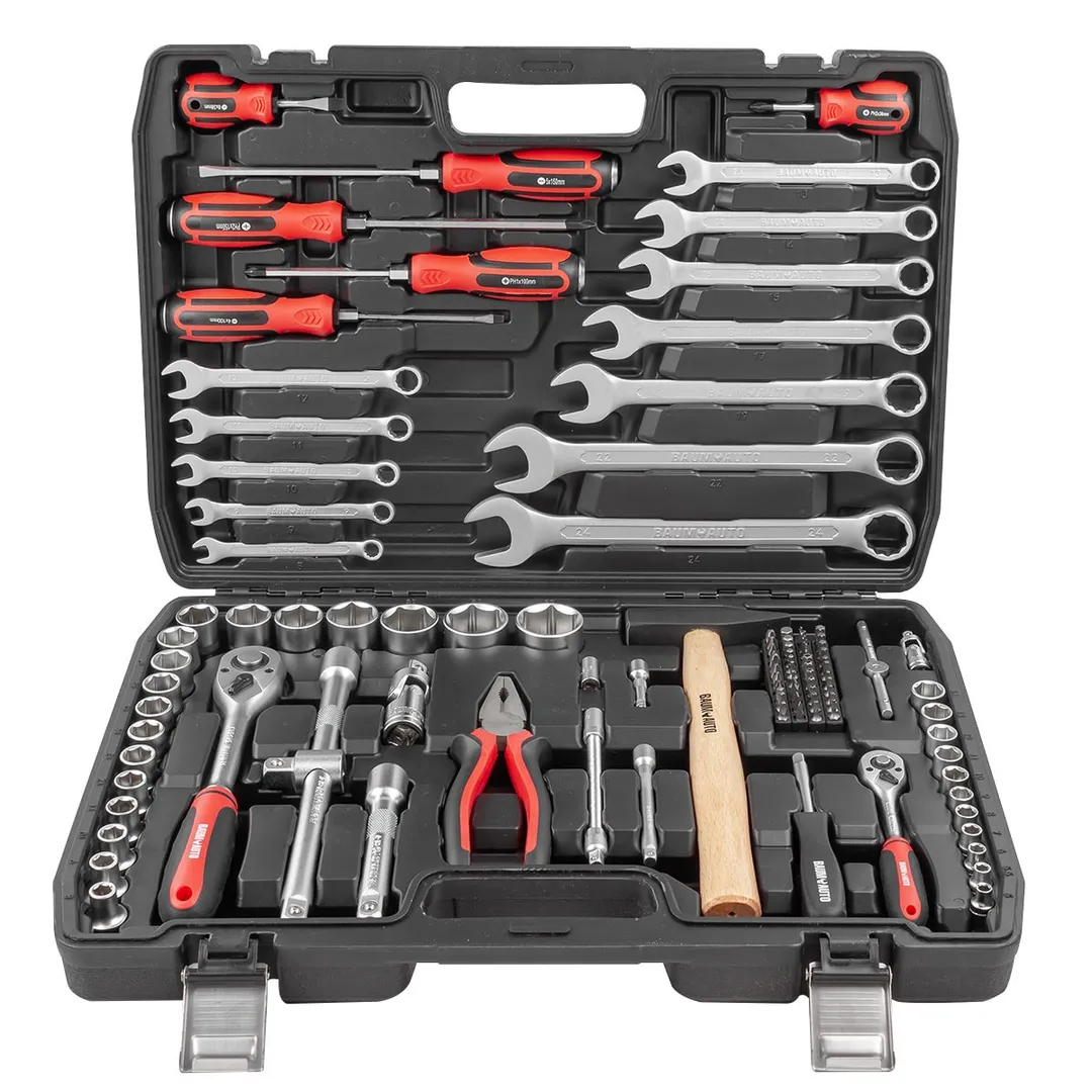 Набор инструментов 1/4"&1/2" 6-гр 106 пр. BaumAuto BM-41061-5