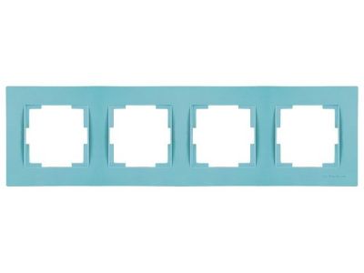 Рамка 4-ая горизонтальная синяя, RITA, Mutlusan 22208001412