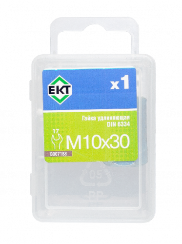 Удлиняющая гайка, класс прочности 6, EKT