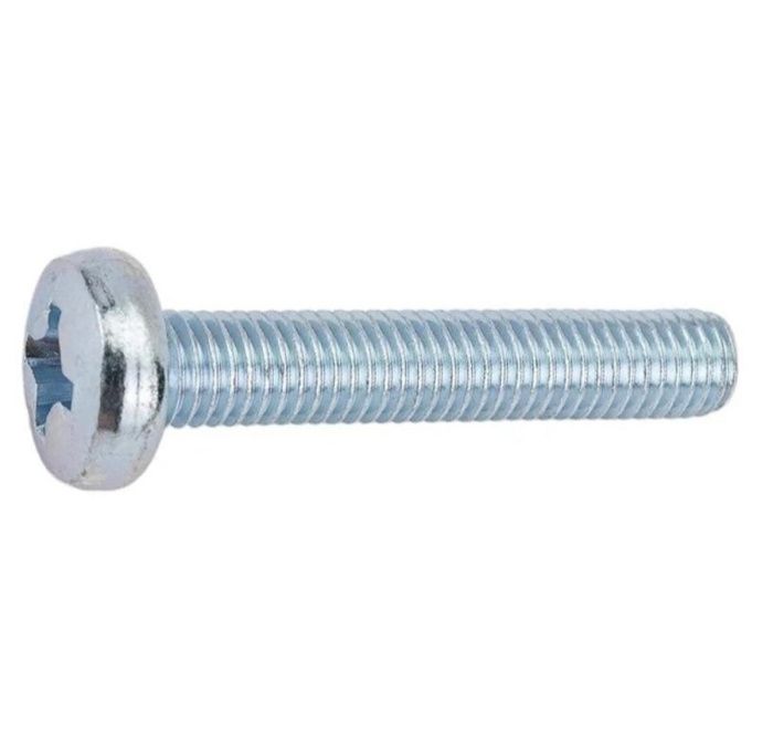 Винт М6х60 мм полусф. головка, цинк, DIN 7985 2000 шт в коробе Starfix SM-54222-2000