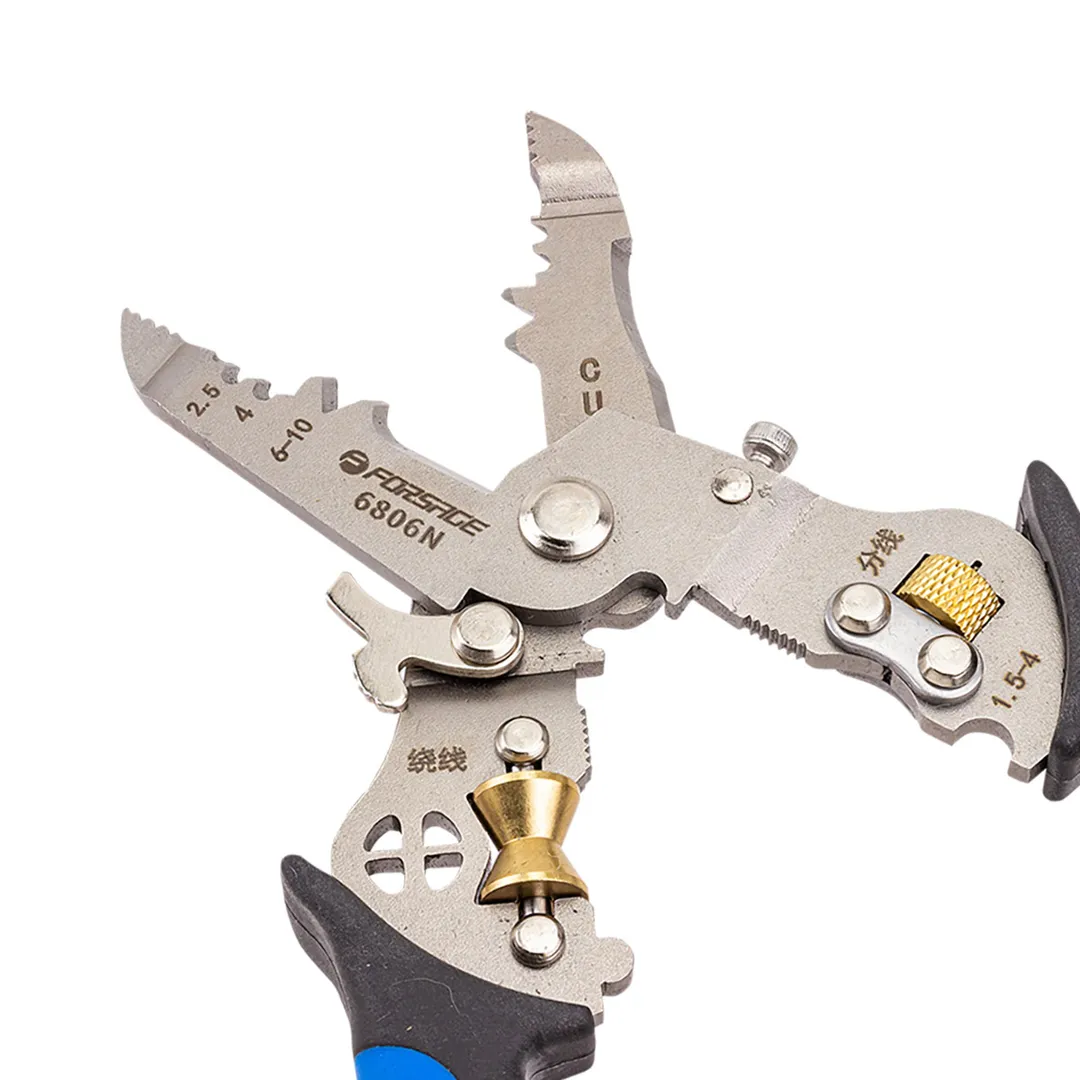 Плоскогубцы многофункциональные 10 в 1 175 мм Forsage F-6806N