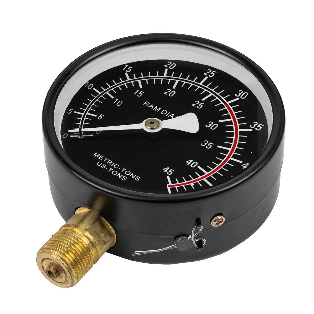 Цилиндр гидравлический для пресса в комплекте со станцией гидравлической и манометром 30 т Forsage F-0101-3Q