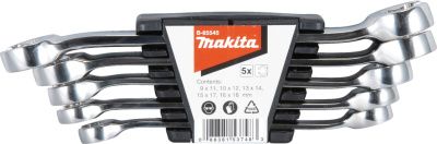Набор разрезных гаечных ключей 9x11-16x18 мм 5 пр Makita B-65545