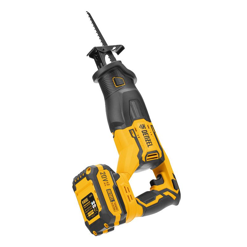 Пила сабельная аккумуляторная бесщет. RS-250, Li-Ion, 20 В Denzel 28802