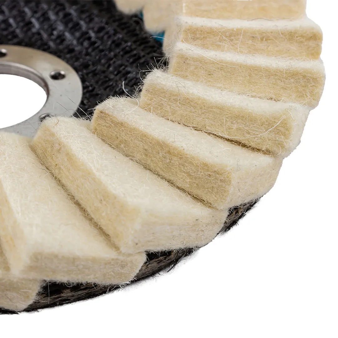 Круг лепестковый войлочный торцевой 115 мм Forsage F-PSP115V