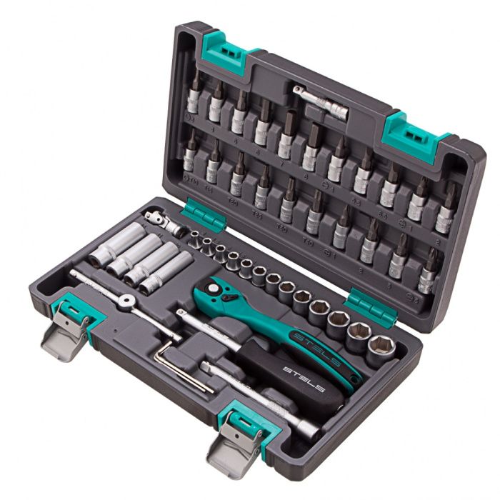 Набор инструментов 1/4'' CrV S2 47 пр. Stels 14099