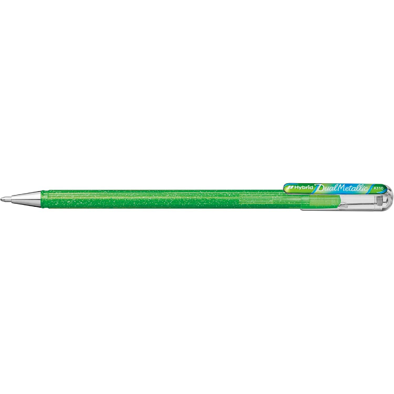 Набор ручек гелевых "Pentel Dual Metallic", 4 шт, ассорти
