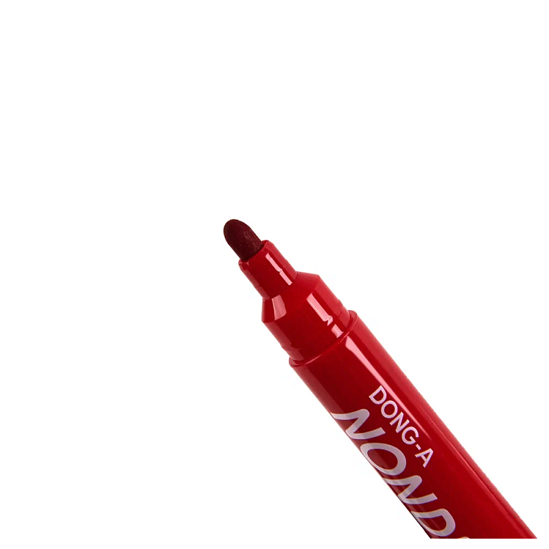 Маркер перманентный "Non-Dry", красный