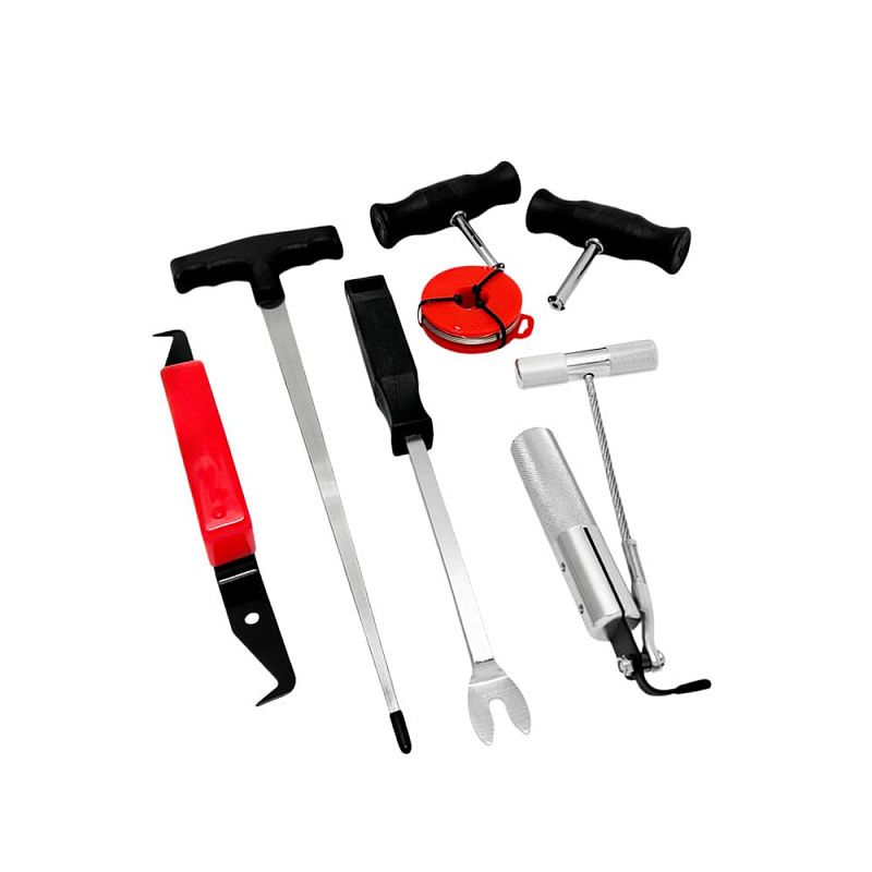 Набор приспособлений для демонтажа автомобильных стекол 7 пр Horex HZ 25.1.184SK