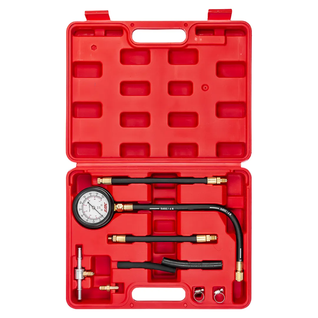 Манометр для измерения давления топлива в комплекте с переходниками JBC JBC-946G08