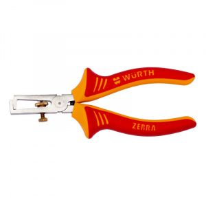 Клещи для снятия изоляции ZEBRA, VDE, L 160мм WÜRTH 071401 570