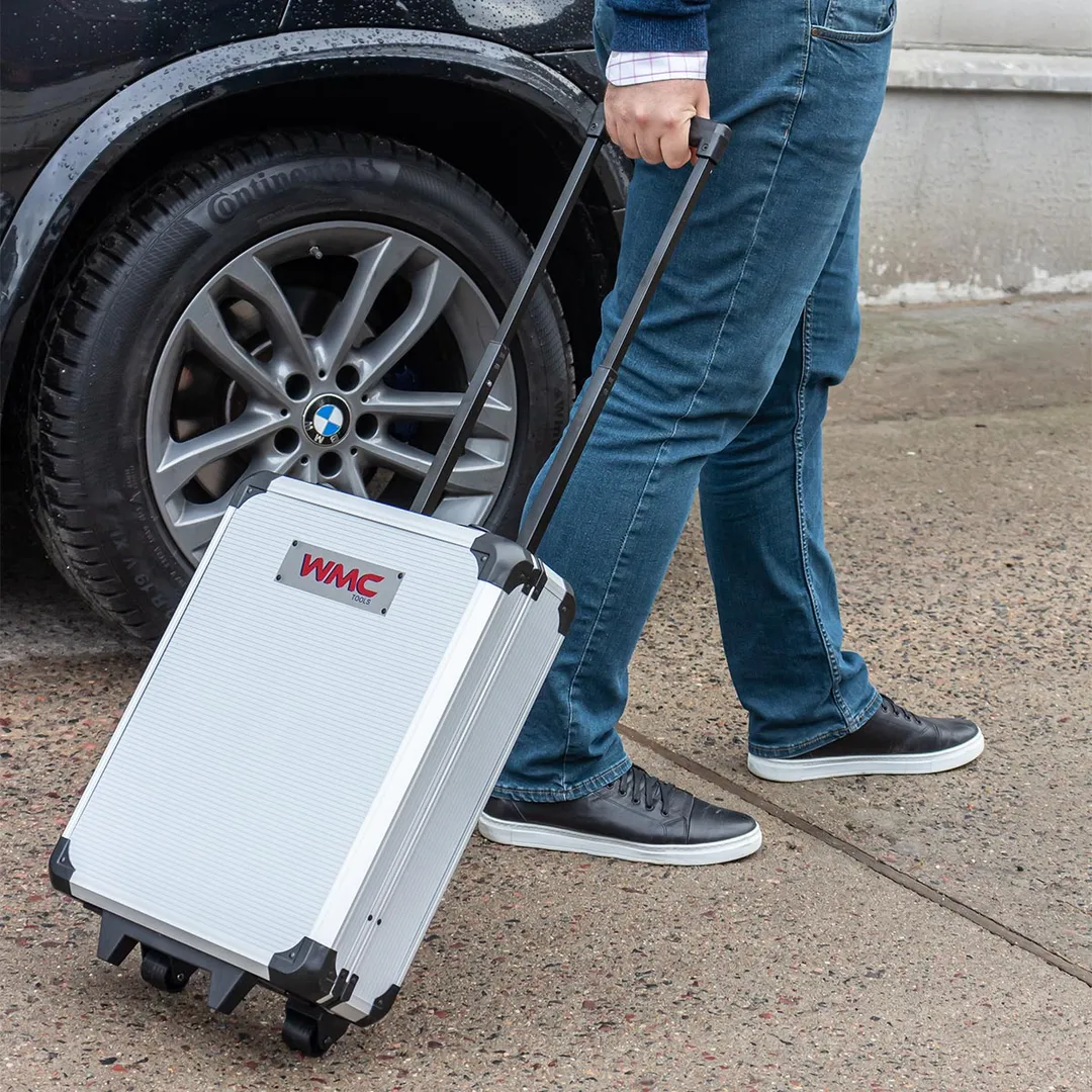 Набор инструментов 186 пр. 1/4''&1/2'' 6-гр. ''Дорожный кейс'' WMC TOOLS WMC-WMC186-3