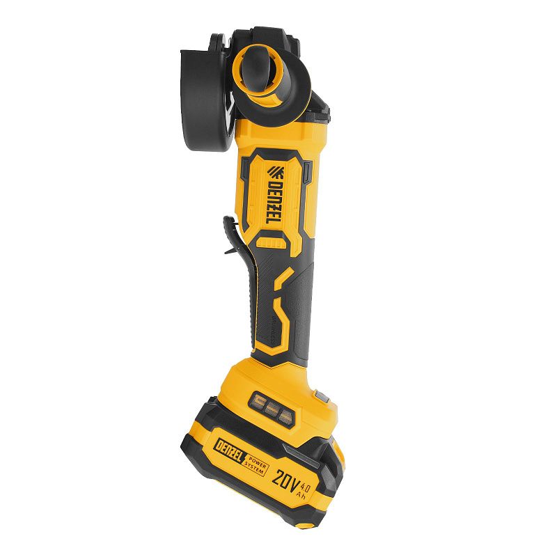 Машина шлифовальная угловая аккумуляторная бесщет. AGH-BL-20-125, Li-Ion, 20 В Denzel 27010