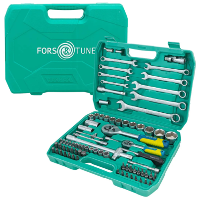 Набор инструментов 82 пр 1/4''&1/2'' 6-гр FORSandTUNE FORSandTUNE-4821-5