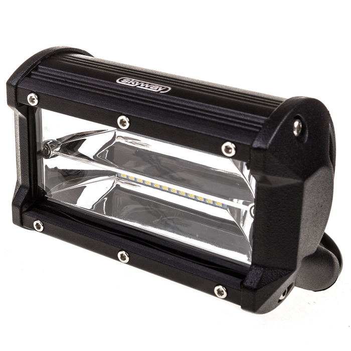 Фара светодиодная OFF ROAD 130*75*60 мм прямоугольная 12V/24V 72W 6000К 24 диода Ближний свет SKYWAY S07201055