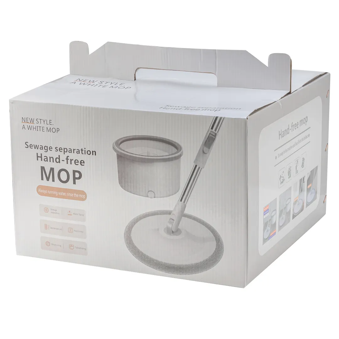 Швабра c вращающейся насадкой для мытья пола в комплекте с ведром WMC TOOLS WMC-17