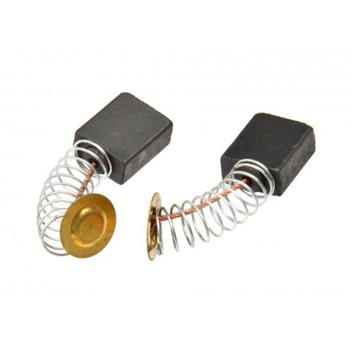 Электроугольная щетка 8х14x17 мм пружина, пятак ''O'' для УШМ 230 мм, 2 шт. Geko G00480