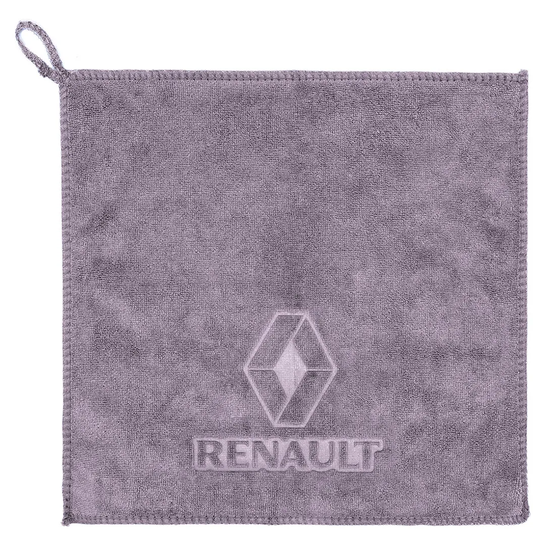 Салфетка чистящая микрофибра с логотипом 30*30 см 3 шт/уп Forsage F-NHE33 RENAULT