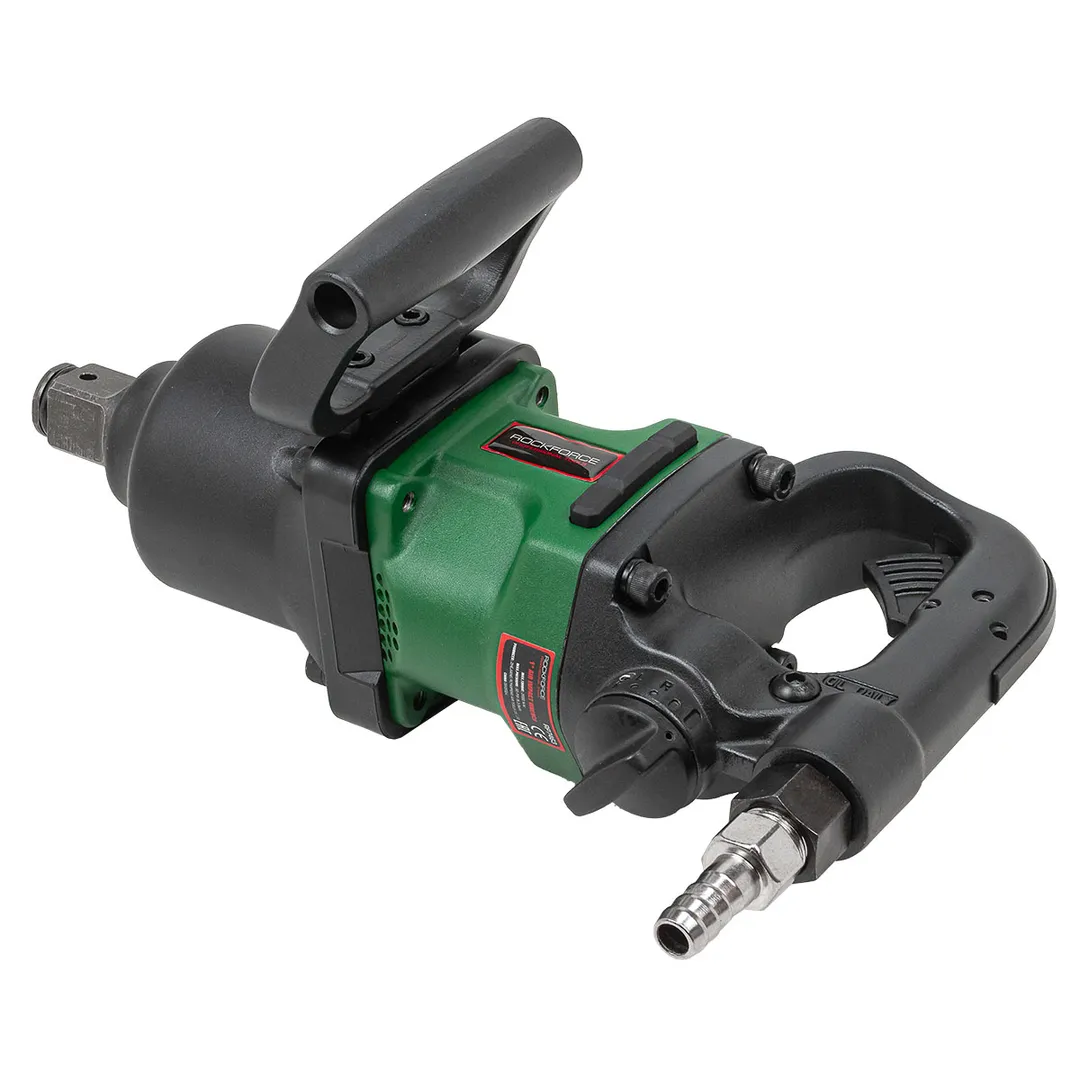 Пневмогайковерт ударный с коротким валом, реверсом и регулировкой усилия 1'' 2000Hм RockForce RF-RP7463