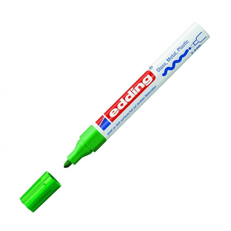 Маркер перманентный на нитрокраске Edding "750", золотистый