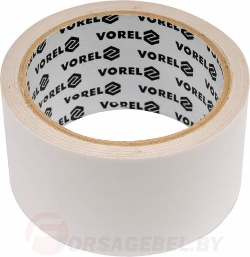 Лента клейкая двухсторонняя на полипропиленовой основе 50ммх25м Vorel 75247