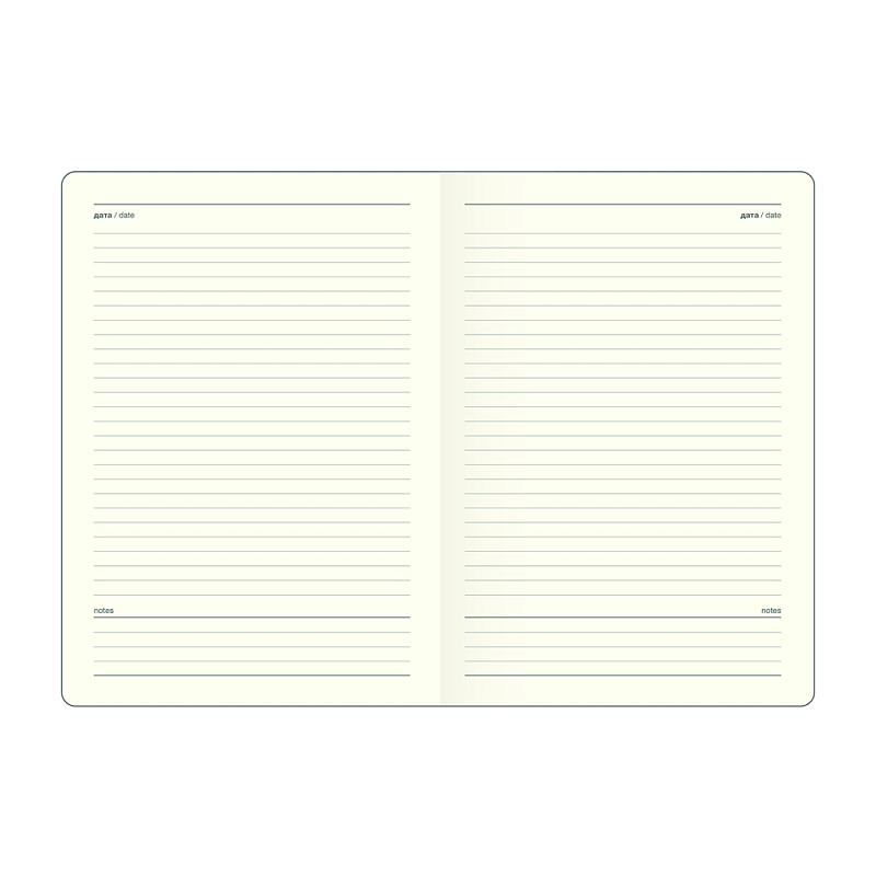 Ежедневник недатированный "Petals", А5, 320 страниц, голубой