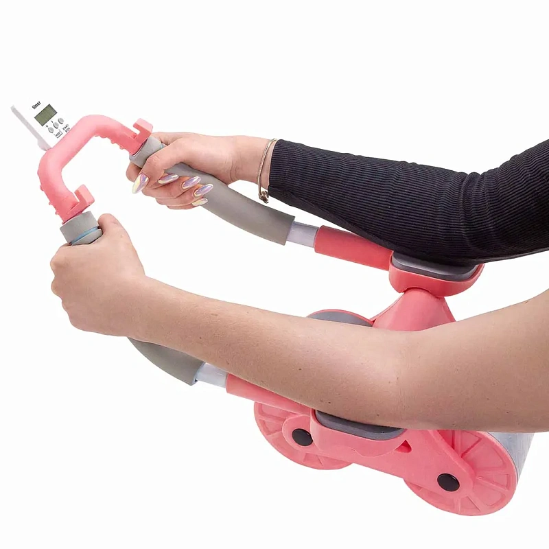 Тренажер для мышц пресса и спины, розовый EL15 CS-JFL201S