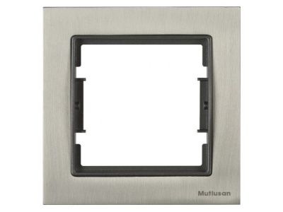 Рамка 1-ая нержавейка ELITRA, Mutlusan 2170 824 1195