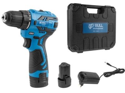 Аккумуляторный дрель-шуруповерт SR 1203 в чемодане BULL 0329108