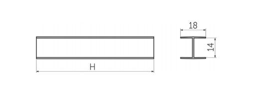 Соединение универсальное 180 к цоколю мебельному ПВХ h100, графит зернистый RU 104001