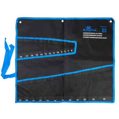 Органайзер тканевый для набора ключей 25 пр KINGTUL KT-5261P-P